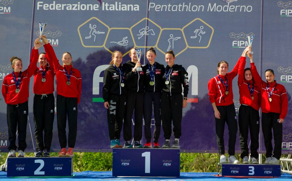 podio campionati italiani under 19 pentathlon 2024 149338